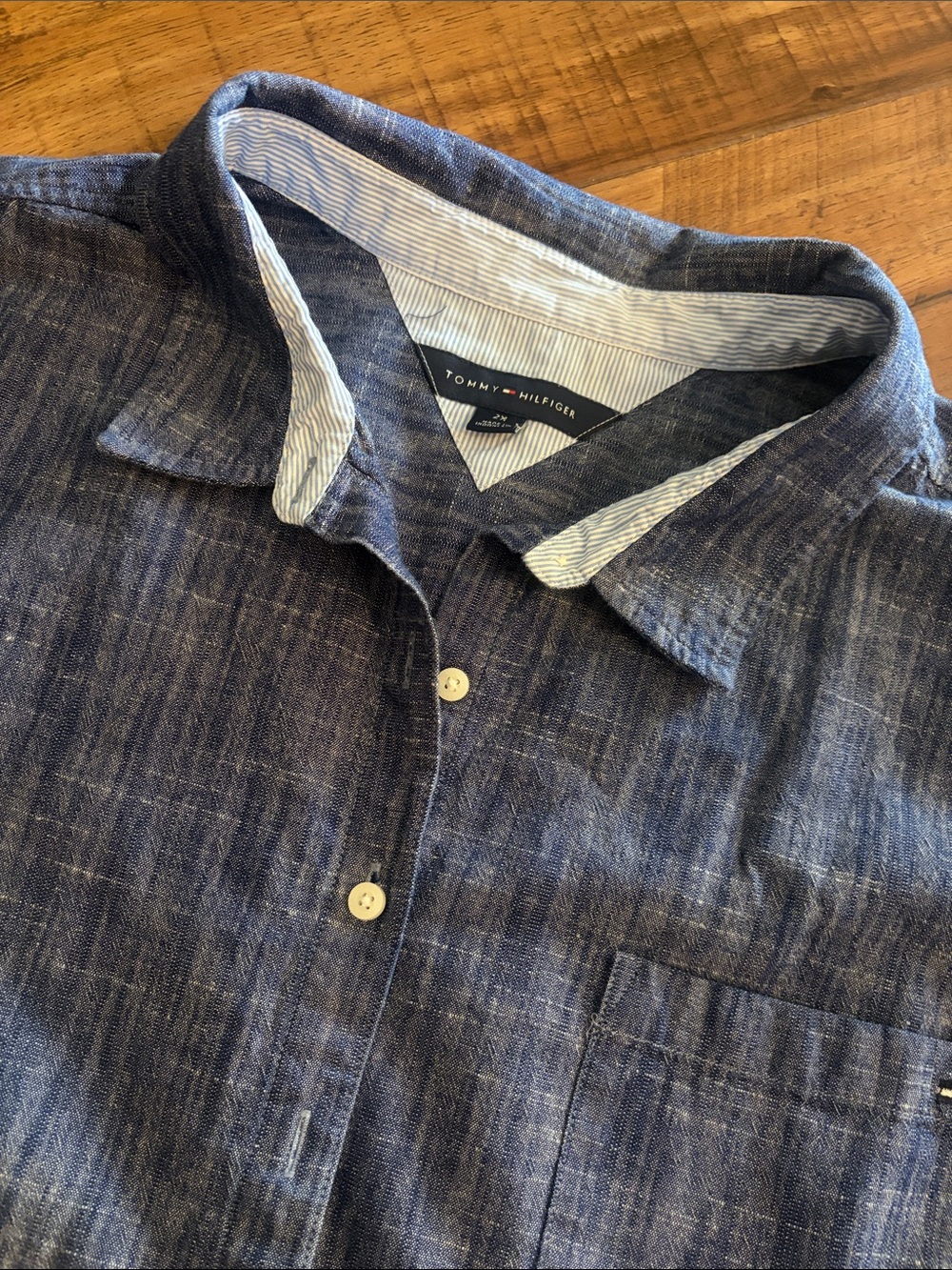 Tommy Hilfiger Indigo Blue Button-Down Shirt